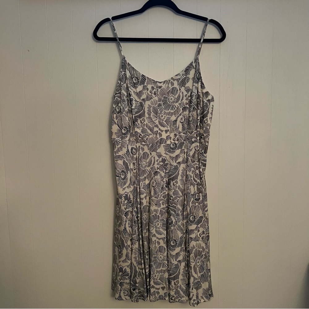Old Navy Cami Dress Black Flower